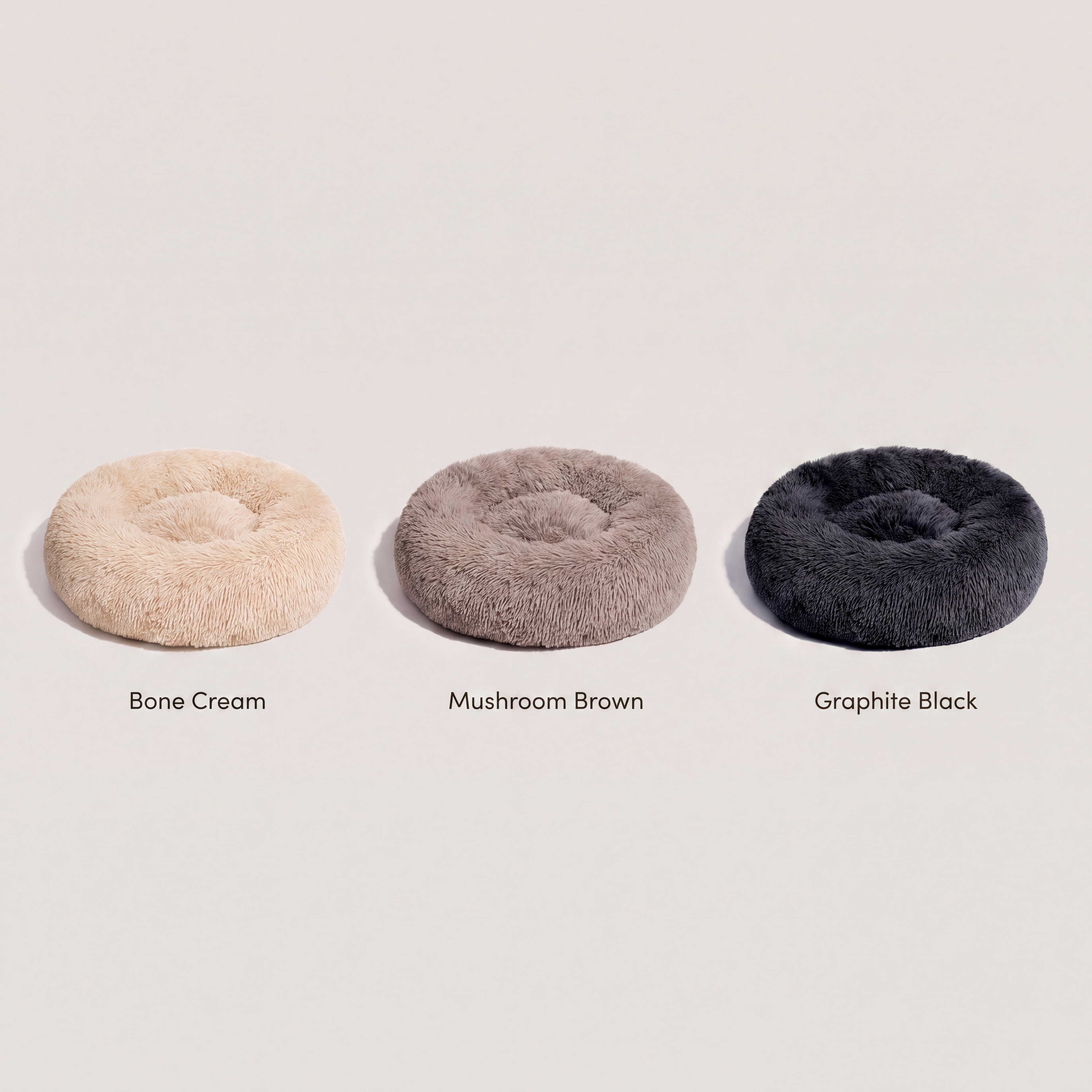 Fuzzy Round Fluffy Dog/Cat Bed