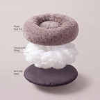 Fuzzy Round Fluffy Dog/Cat Bed