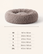 Fuzzy Round Fluffy Dog/Cat Bed